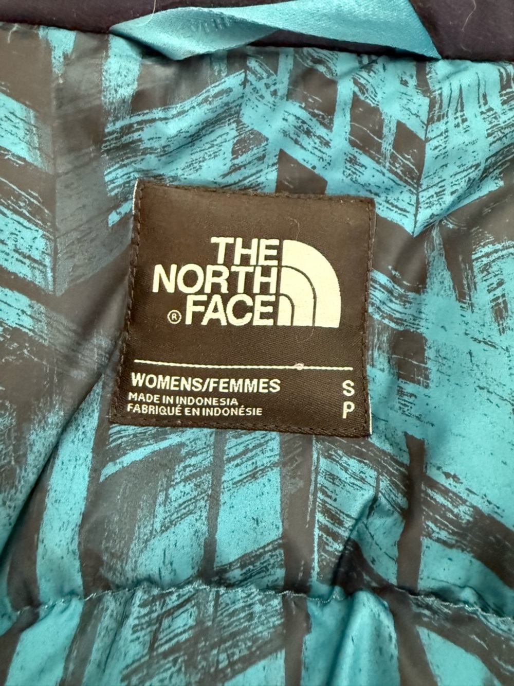 The North Face Women’s Arctic Parka goose Down hooded Jacket coat navy small - Picture 5 of 9